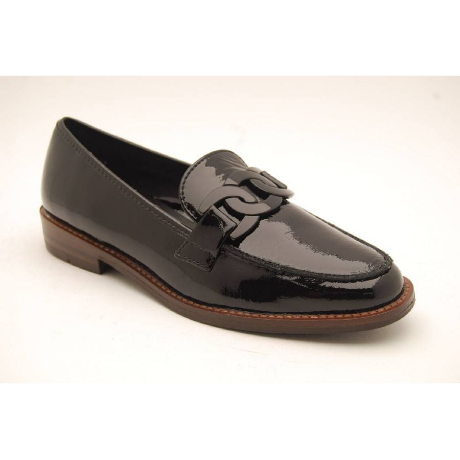 ARA svart IT TROT lack loafer