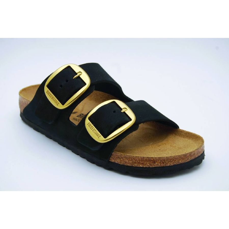 BIRKENSTOCK svart BIG BUCKLE