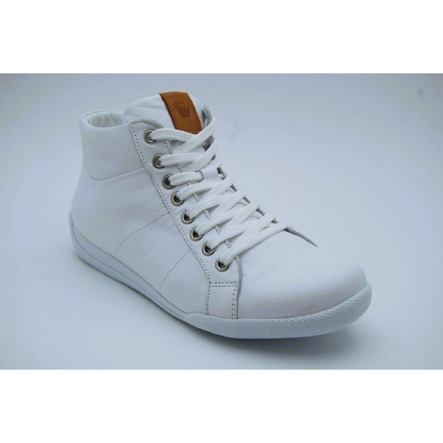 CHARLOTTE vit sneaker high