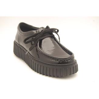 CLARKS svart lackTORHILL BEE