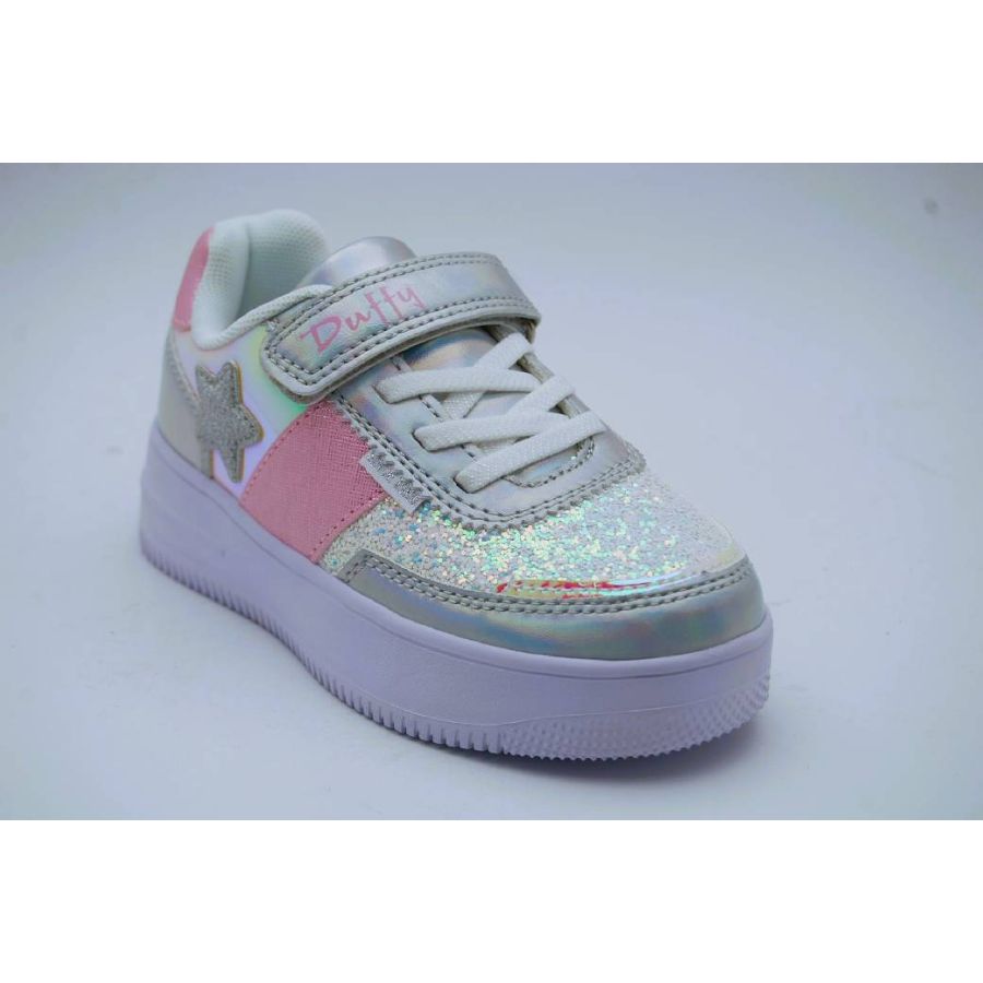 DUFFY silver sneaker