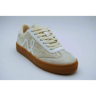 DUFFY beige sneaker spets