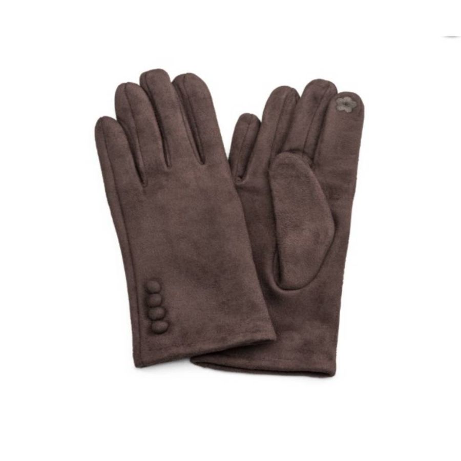 HK brown LADIES GLOVE BUTTONS