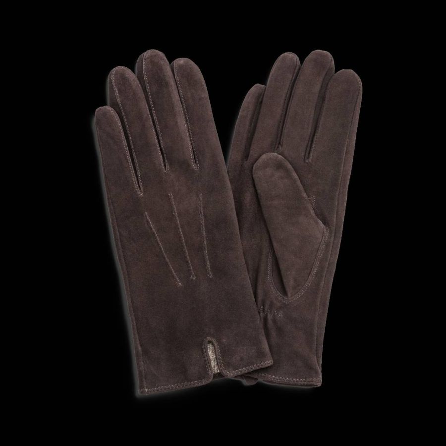 HK brun LADIES GLOVE SUEDE