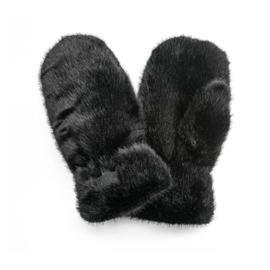 HK svart LADIES FUR PILE SLÄT