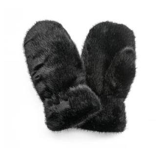 HK svart LADIES FUR PILE SLÄT