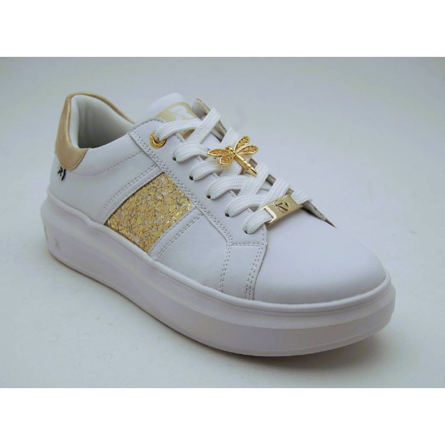 RIEKER SPORT vit/guld sneaker