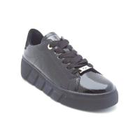 RIEKER SPORT svart lack sneaker
