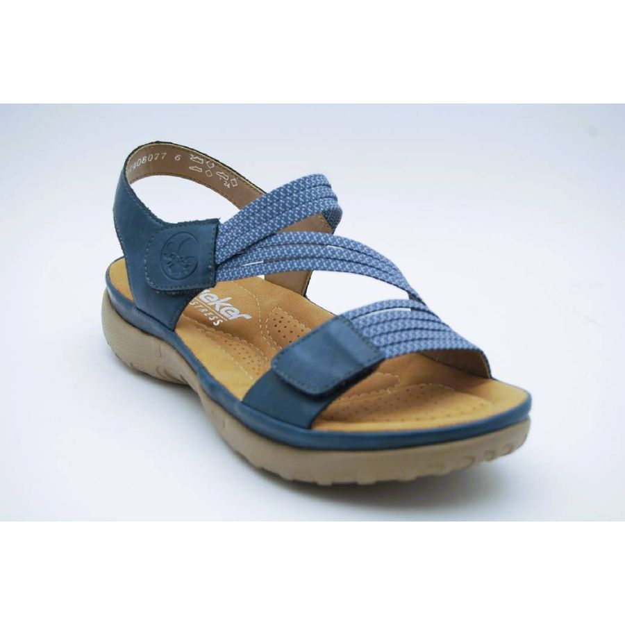 RIEKER blå sandal
