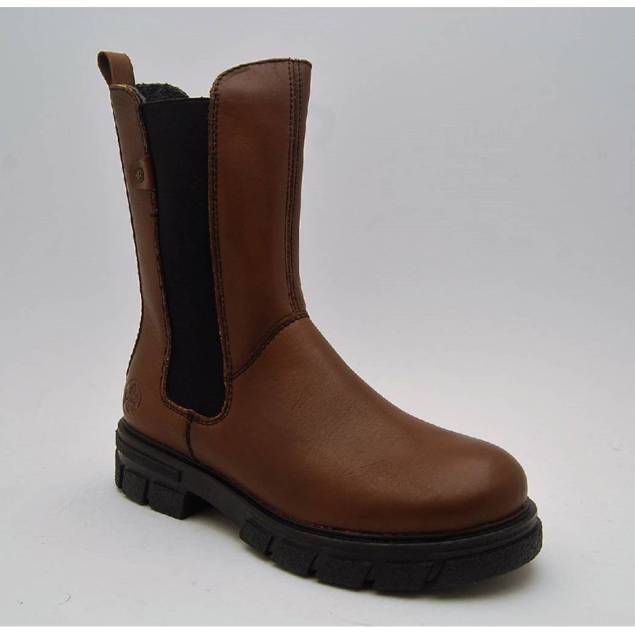 RIEKER brun resårboots hög