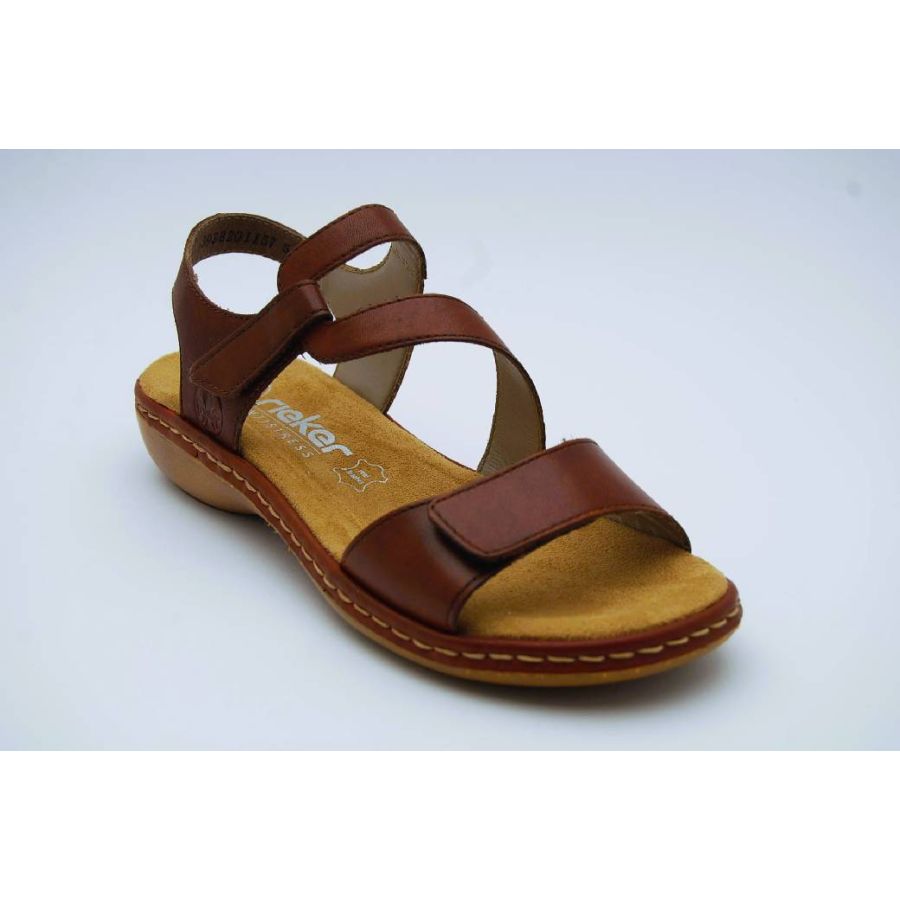 RIEKER brun sandal