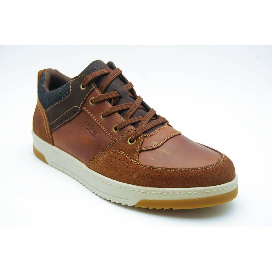 RIEKER brun sneaker H-VIDD