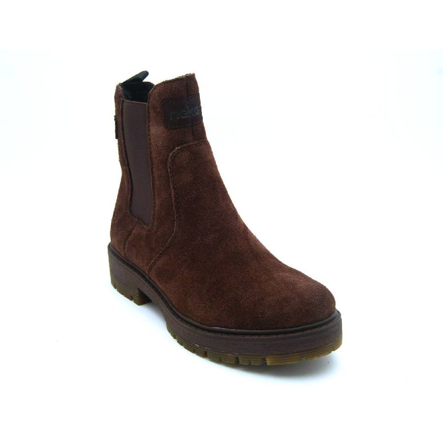 RIEKER brun X-BRED chelseaboot