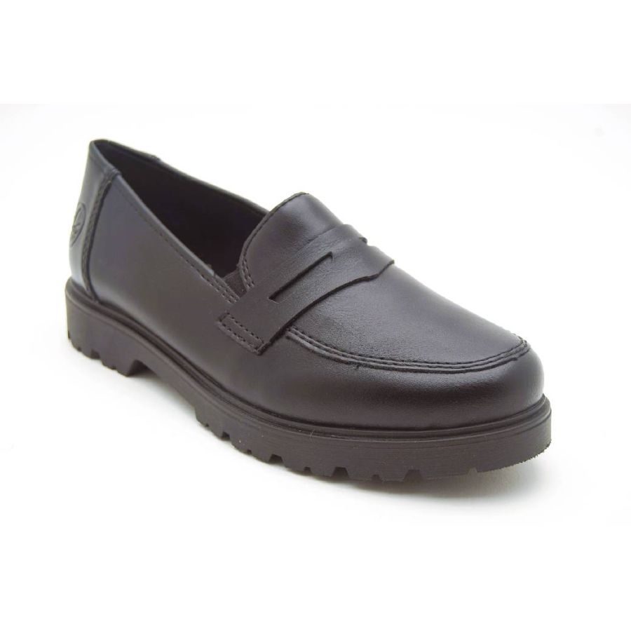 RIEKER svart loafer