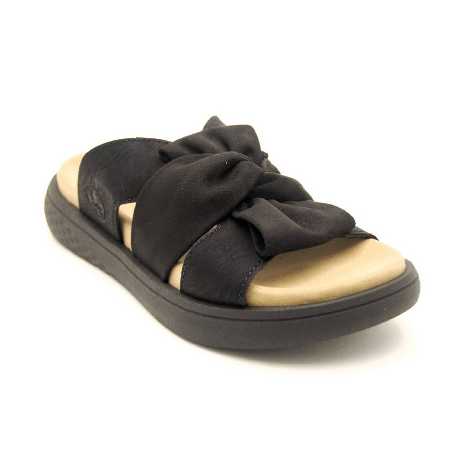 RIEKER svart slipin knut