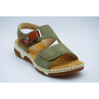 RIEKER grön X-BRED sandal