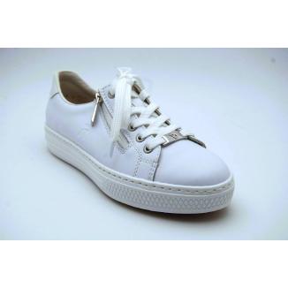 RIEKER vit sneaker dragkedja