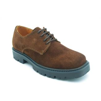 ROSA NEGRA brun snörsko mocka