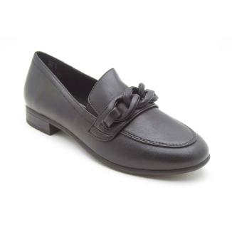 SOFTLINE svart loafer kedja