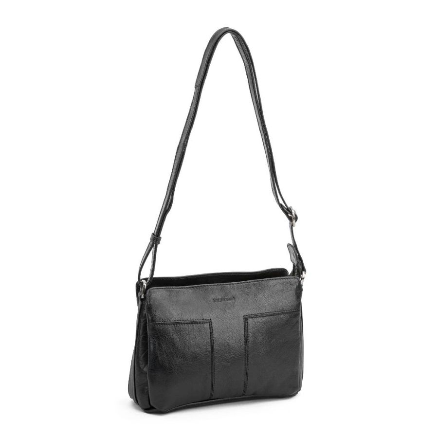 THE MONTE svart MEDIUM crossbody