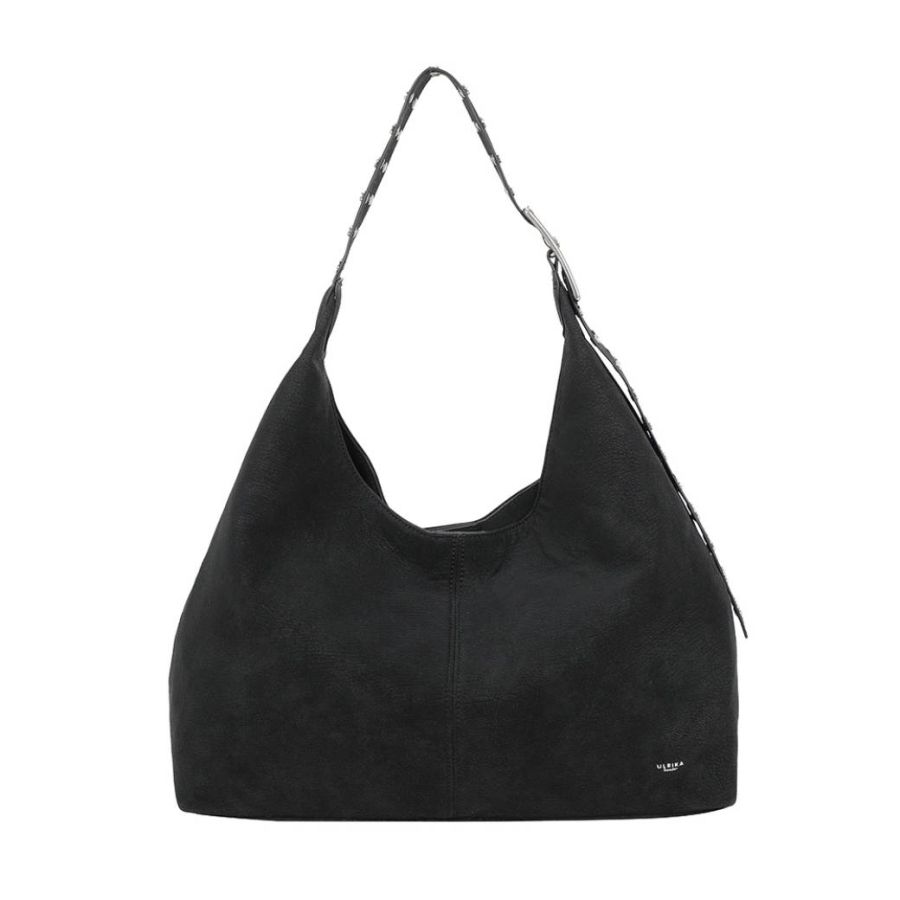 ULRIKA DESIGN svart SUEDE STUD